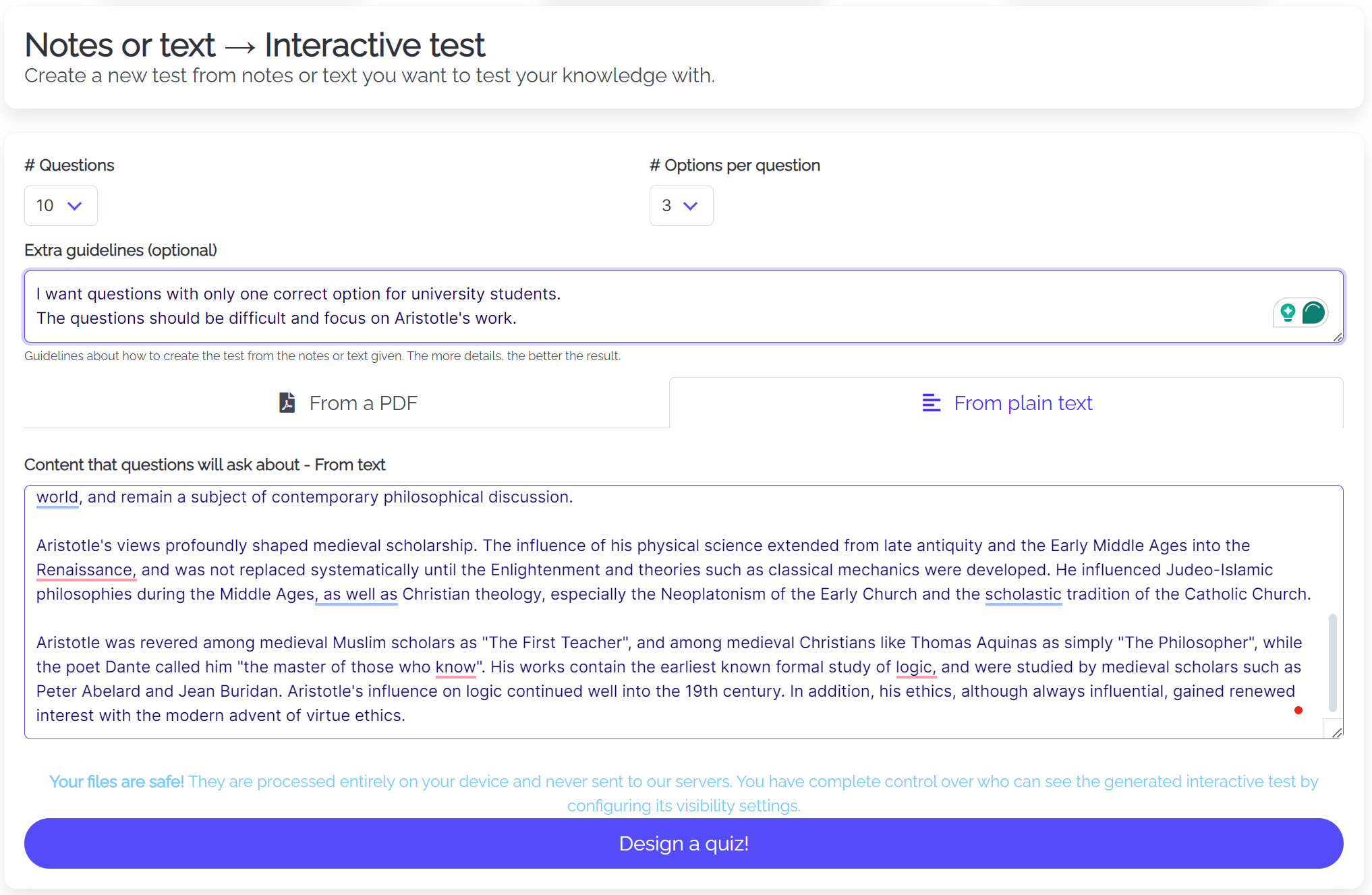 Paste plain text